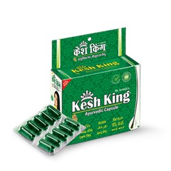 KESH KING Ayurvedic capsule Emami (Аюрведические капсулы Кеш Кинг, против выпадения волос, Эмами), 30 капс.