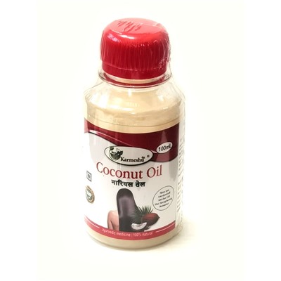 COCONUT OIL, Karmeshu (КОКОСОВОЕ МАСЛО, Кармешу), 100 мл.