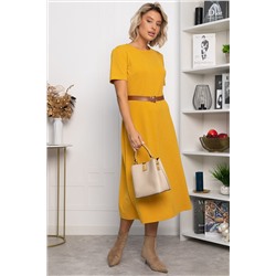 Платье трикотажное Парижанка (желтое) П14334-10М