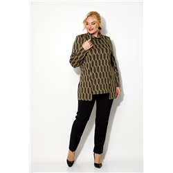 Koketka i K 981-1 горчица+черный, Брюки,  Туника