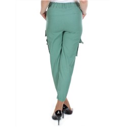 A655-8 GREEN Джоггеры женские Overlord Eagle (100% лён) размер W25