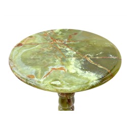 Стол из оникса 350*350*600мм.