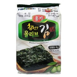 Сушеная морская капуста со вкусом оливкового масла Manjun, Корея, 4 г