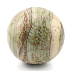Шар из камня оникса 8 (диаметр 200мм).