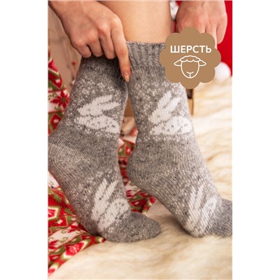 Женские шерстяные носки Happyfox