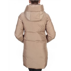 GWD21533P DARK BEIGE Пальто зимнее женское PURELIFE (200 гр .холлофайбер) размеры 46-48-50-52-54