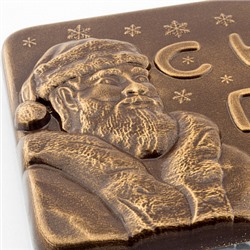 Форма пластиковая Плитка "Дед Мороз и Елка"