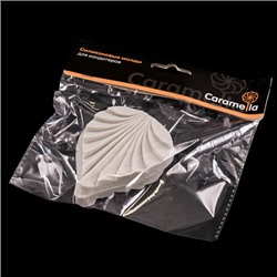 Силиконовый молд - вайнер "Листик №18" 6*7,5см