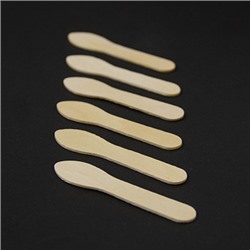 Ложечки деревянные для мороженого 75*17 мм, 50 шт