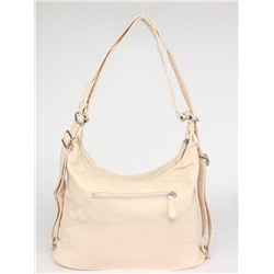 Сумка женская искусственная кожа Guecca-1665 (рюкзак),  2отд,  бежевый 254721