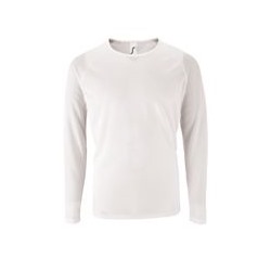 Футболка с длинным рукавом Sporty LSL Men, белая