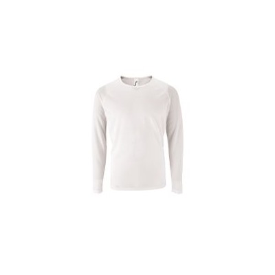 Футболка с длинным рукавом Sporty LSL Men, белая