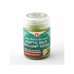 Binturong ASEPTIC BALM BRILLIANT GREEN, Nina Buda (Бинтуронг БАЛЬЗАМ-АСЕПТИК ТАЙСКАЯ ЗЕЛЕНКА С ЭКСТРАКТОМ ЛЕМОНГРАССА, Нина Буда), 50 мл. - СРОК ГОДНОСТИ ДО 8 МАЯ 2025 ГОДА