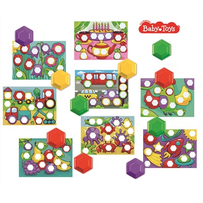 Настольная игра «Цвет в цвет» (серия Baby Toys)