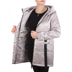 E06 BEIGE Куртка демисезонная женская (100 гр. синтепон) HOLDLUCK размер 46