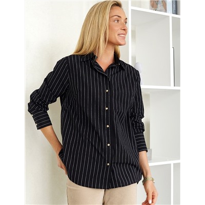 Блузка свободного силуэта из 100% хлопка