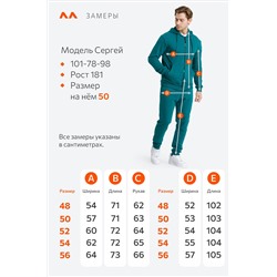 Мужской спортивный костюм из футера трехнитки Happyfox