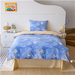 Комплект постельного белья на резинке Сатин Люкс KIDS 100% хлопок CDKR081