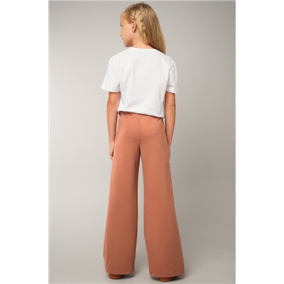 Брюки палаццо из футера для девочки Happyfox