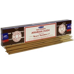 Nag Champa ARABIAN OUD Incense, Satya (Благовония НАГ ЧАМПА АРАБСКИЙ УД, Сатья), 15 г.