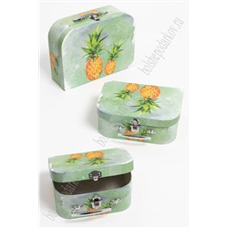 Коробки подарочные чемоданчик 3 в 1 с рисунком, 30*21*9,6 см (SF-5646С)
