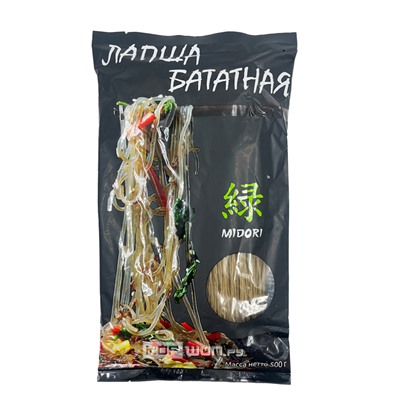 Вермишель из батата Midori, Китай, 500 г Акция