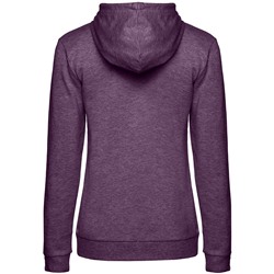 Толстовка с капюшоном женская Hoodie, фиолетовый меланж