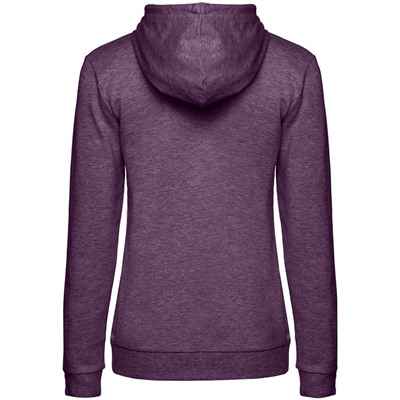 Толстовка с капюшоном женская Hoodie, фиолетовый меланж