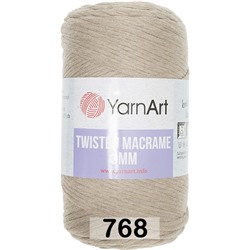 Пряжа Yarnart Macrame Twisted 3 Mm