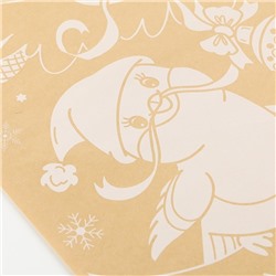 Наклейки для окон «Новогодняя суета», многоразовая, 33 × 50 см