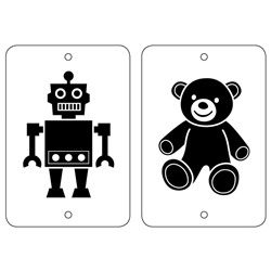 Развивающие карточки. Black &White. Игрушки