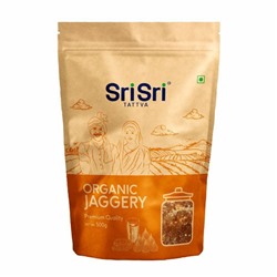 ORGANIC JAGGERY Premium Quality, Sri Sri Tattva (САХАР ТРОСТНИКОВЫЙ Премиум качество, Шри Шри Таттва), 500 г.