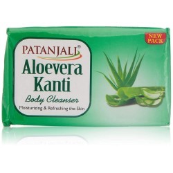 ALOE VERA KANTI Body Cleanser, Patanjali (АЛОЭ ВЕРА КАНТИ мыло для тела, Патанджали), 75 г.