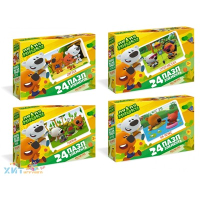 Пазл Мини 24 Эл. МиМиМишки. Мишки на отдыхе 03497, 03497