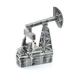 Фигура из мрамолита "Нефтяная вышка-качалка" 100*42*110мм