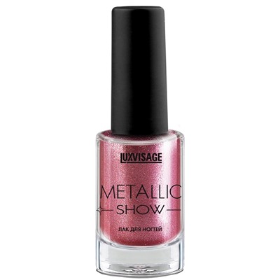 Лак для ногтей LUXVISAGE Metallic Show тон 306 Красная медь 9г