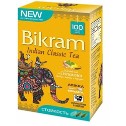 Indian Classic Tea STAMINA, Bikram (Индийский Зеленый Чай со Специями СТОЙКОСТЬ, Бикрам), 100 г.