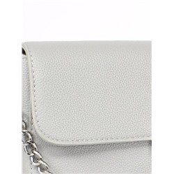 Сумка женская искусственная кожа Ch&K-8687,  1отд,  плечевой ремень,  св. серый 257641