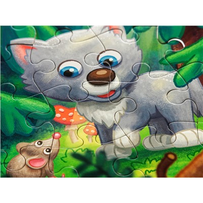 Пазл First Puzzle «Волчонок» 16 элементов