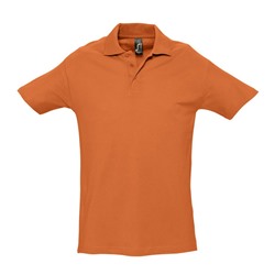 Рубашка поло мужская Spring 210, оранжевая