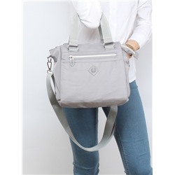 Сумка женская текстиль CF-8530,  3отд,  плечевой ремень,  серый 256560