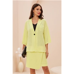 Lissana 4698 желтый, Блуза,  Юбка,  Жакет
