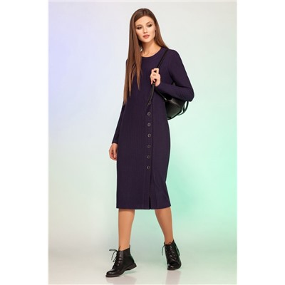 Vitol Fashion В-1000 синий, Платье