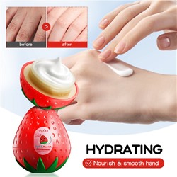Крем для рук с экстрактом КЛУБНИКИ Sadoer, 35 гр.