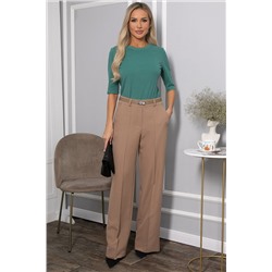 Блуза трикотажная Лиза (зеленая) Б14367-48М