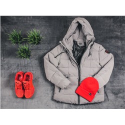 Пуховик Adidas gray