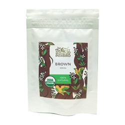 NATURAL BROWN Henna, Indibird (Хна КОРИЧНЕВАЯ НАТУРАЛЬНАЯ для окрашивания волос, Индибёрд), 50 г.