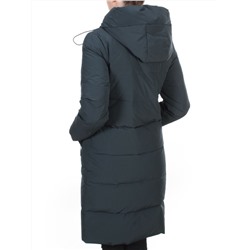 888 DARK BLUE Пальто зимнее женское VINVELLA (200 гр. холлофайбер) размеры 42-44-46-48-50