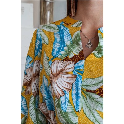 ARTiMODA 321-03 тропик_желтые, Платье
