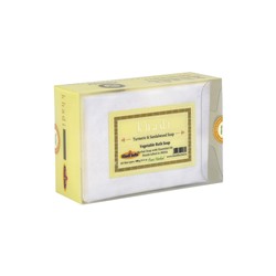 Khadi VEGETABLE Turmeric & Sandalwood Soap, Khadi India (КУРКУМА И САНДАЛОВОЕ ДЕРЕВО, растительное мыло ручной работы с эфирными маслами, Кхади Индия), 100 г.